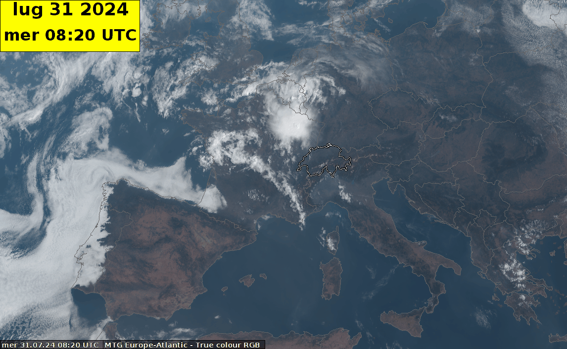 Fig. 1: animazione satellitare MTG TrueColor