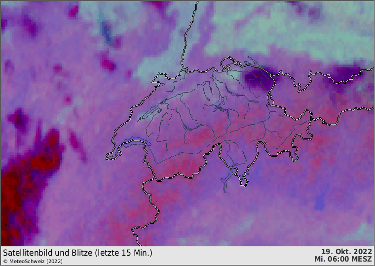 La sequenza delle immagini satellitari mostra la rapida formazione della nebbia tra le 6 e le 9 del mattino ora locale.