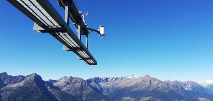 Il punto di misura SwissMetNet al Pizzo Matro, 2171 m.s.l.m.