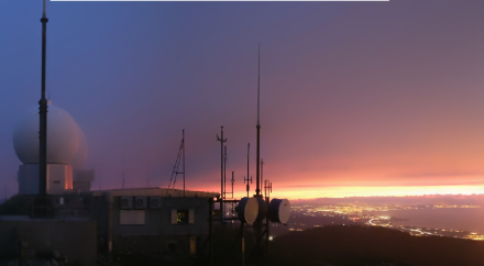 Alba su La Dôle, 1 ottobre 2022. Fonte: Webcam MeteoSvizzera.