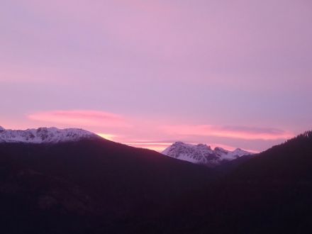 Alba a Vercorin, 1 ottobre 2022. Fonte: segnalazioni app MeteoSvizzera.