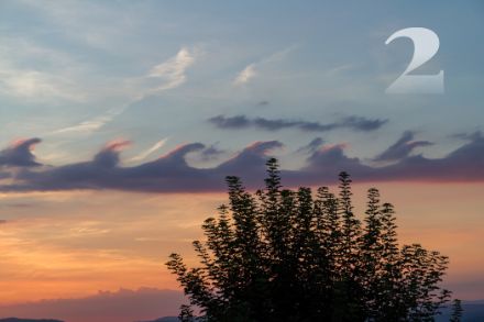 Un’immagine rara. Le onde di Kelvin-Helmholtz, 1° settembre 2016. Immagine: MeteoSvizzera, Patrick Stierli. 