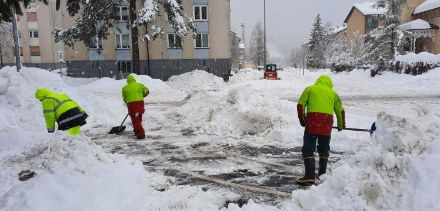 Fig. 4: Forti nevicate a Kocevje 465 m, Slovenia 