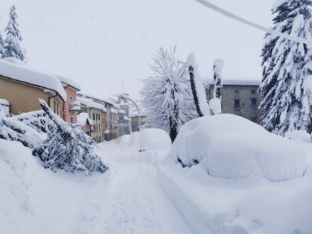 Fig. 3: Nevicate a Pennabilli 628 m, Riminese, Emilia Romagna 