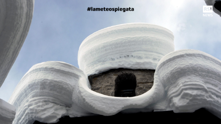 Figura 4: la chiesa di Fontana, in Val Bedretto, fotografata il 13 febbraio 2009.