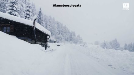 Fig. 1 La Val Bedretto come si presentava lunedì 5 dicembre 2022.