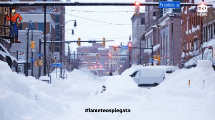 Fig. 4: Quando ne cade davvero tanta in poco tempo; Buffalo il 26.12.2022 durante la tempesta artica definita di portata storica.