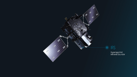 Fig. 4: immagine artistica del futuro satellite MTG sounder (Fonte: EUMETSAT).