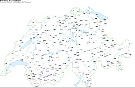 Fig. 1: Quantitativi di pioggia (mm o litri/m2) in 48 ore, tra domenica mattina 30 aprile e oggi, martedì 2 maggio, alle ore 7 (ora locale).