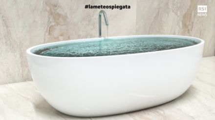Fig. 1: l'esempio della vasca da bagno ci fa meglio capire le proporzioni e l'importanza dell'acqua dolce. Fonte: RSINews - Imago.