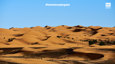 Fig. 3. Il deserto del Sahara a Merzouga, in Marocco. Fonte: RSINews-Imago.