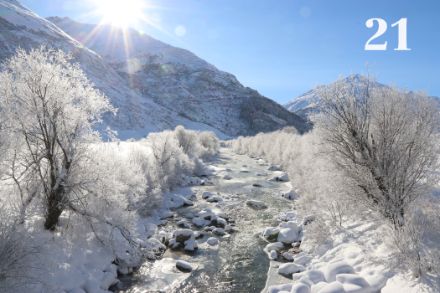 La Reuss ad Andermatt (Uri), 7 dicembre 2022. Foto: D. Gerstgrasser
