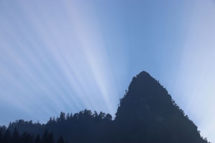 Raggi d'ombra sul Gross Schijen.
