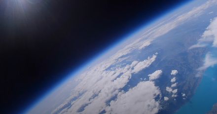 Figura 3: Estratto del video ripreso dall'aliante ultraleggero durante un volo di prova (© R2HOME) https://www.youtube.com/watch?v=DNYRNTLDQJI 