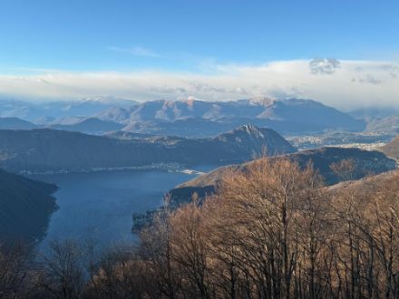 Il muro del favonio visto da sud.