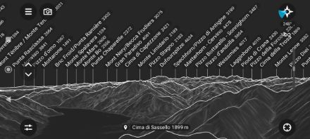 Visibilità dalla Cima di Sassello