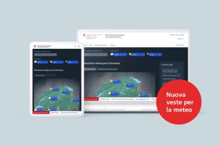 MeteoSvizzera lancia il nuovo sito web: dal 14 novembre 2022 