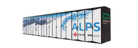 L’aspetto esterno del nuovo supercalcolatore ALPS del CSCS.