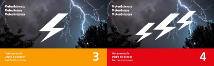Illustrazione delle allerte di temporali utilizzata nel blog di MeteoSvizzera.