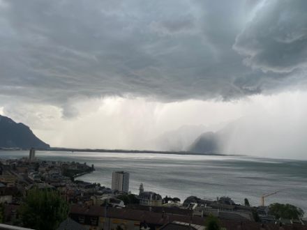 Temporale a Montreux.