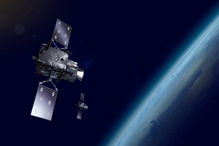 Immagine artistica dei nuovi satelliti europei MTG (Fonte: EUMETSAT)