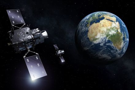 Immagine artistica dei futuri satelliti di terza generazione europei MTG
