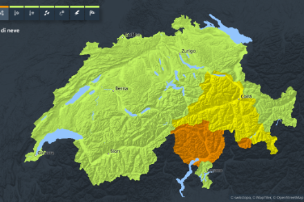Cartina delle allerte