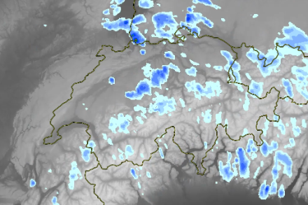 Somma oraria di precipitazioni, 8 maggio 2023 ore 18 UTC (CombiPrecip)