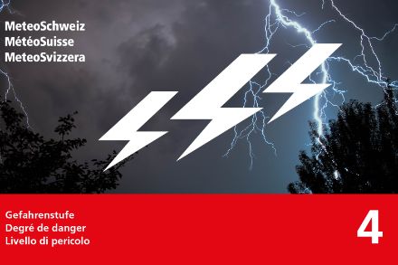Preallerte temporali di livello 4 (al Nord) e 3 (al Sud).