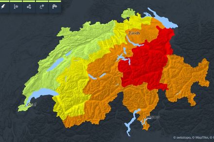 Mappa dei pericoli in Svizzera