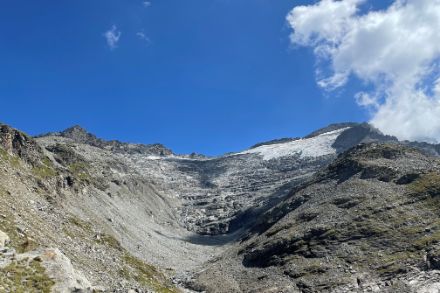 Il ghiacciaio dell’Adula. Foto L. Nisi.