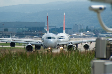Aeroporto di Zurigo. Immagine: MeteoSvizzera