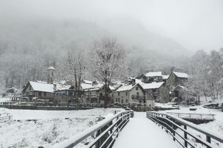 Foroglio in Val Bavona mercoledì in tarda mattinata. Foto: L. Panziera