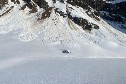 Innevamento attuale presso il lago di Cadagno 1921m