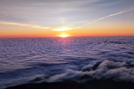 Mare di nebbia alle Azzorre. 