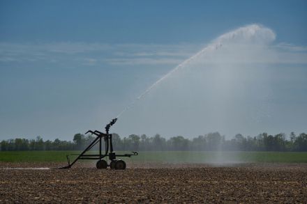 Sistema di irrigazione dei campi. Fonte: pixabay.com