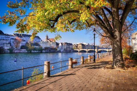 La particolarità meteorologica più nota di Basilea: in autunno il sole splende più spesso sull'ansa del Reno che sull'Altopiano centrale. (Immagine: Pixabay)