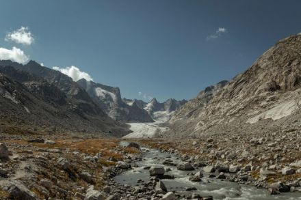 Vadrec del Forno (ghiacciaio del Forno) in Val Forno a sud del Maloja (fonte: unsplash.com)