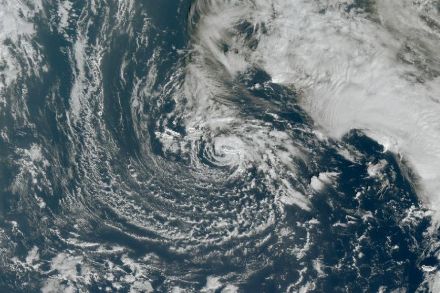 Immagine satellitare della depressione subtropicale chiamata "Patty". 