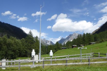 La stazione meteorologica di Blatten nella Lötschental.