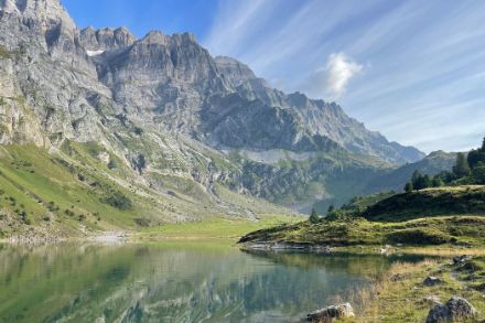 Oberblegisee a Luchsingen (GL) in agosto 2025.