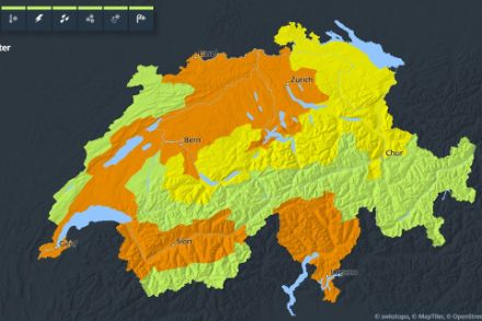 Cartina delle allerte aggiornata alle 13:30 di lunedì 11 agosto 2025.