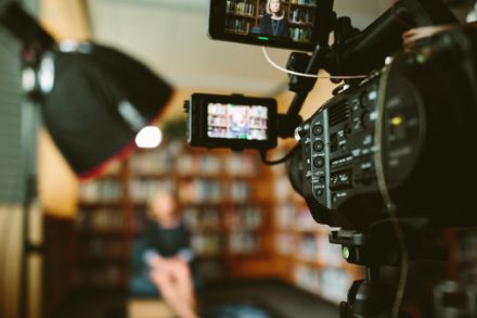 Registrazione video di un'intervista